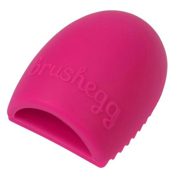 Brushegg Pop Brush egg Cleaning Make Up Washing Silicone Glove Scrubber Cosmetic - Picture 1 of 5